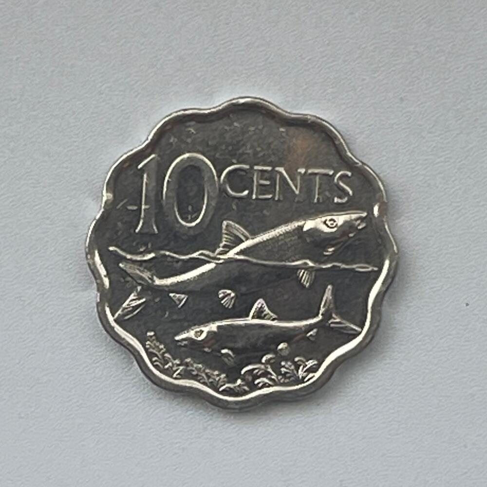 2007 BAHAMAS TEN CENTS CIRCULATED COIN